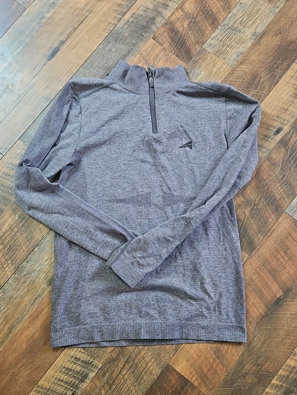 Euro-Star Long-Sleeve Quarter-Zip Top - Heather Gray
